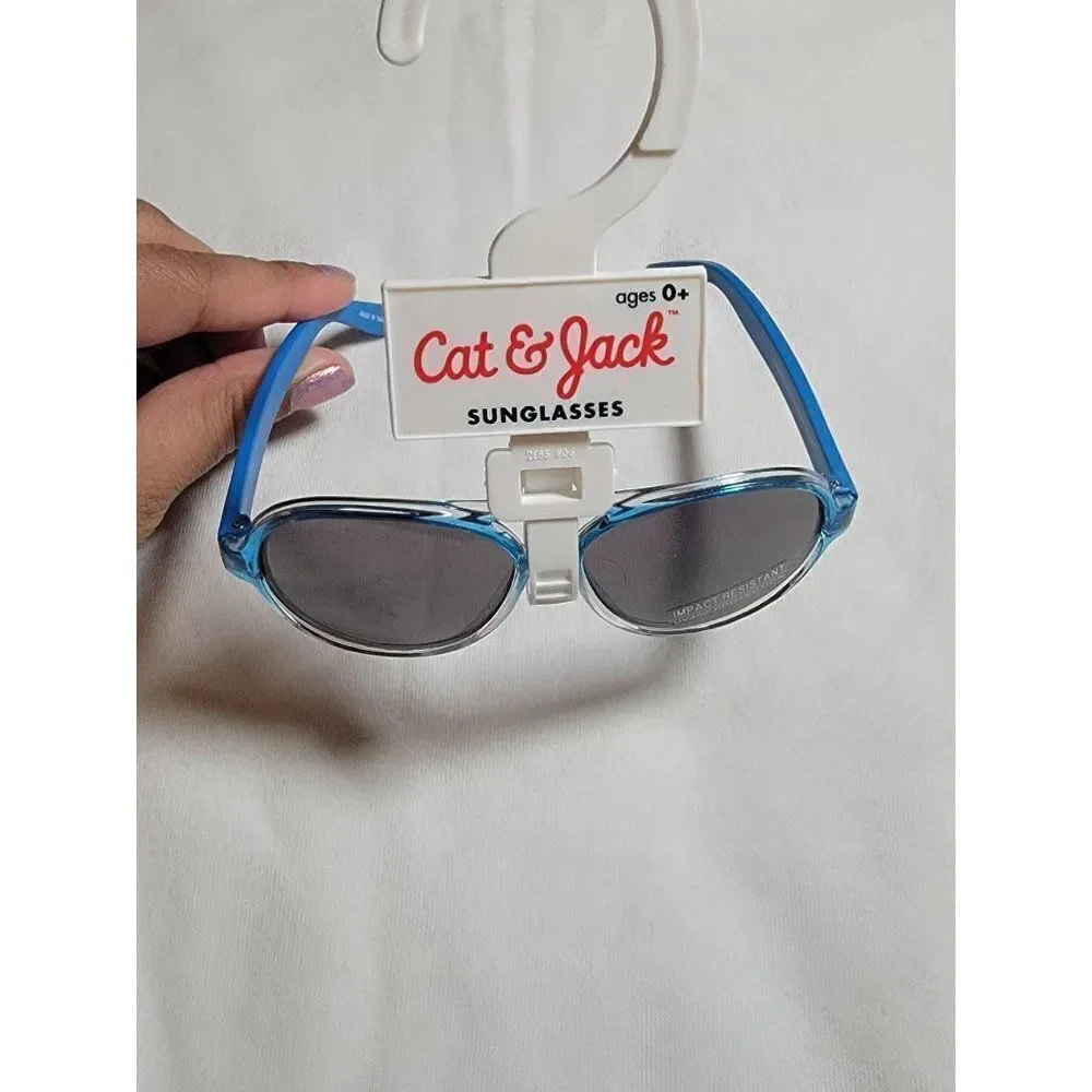 Cat & Jack Kids Blue Impact Resistant UV400 Protection Sunglasses Ages 0+
